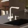 Смеситель для кухни WasserKRAFT A8357 Белый матовый латунь