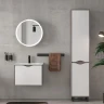Зеркальный шкаф Equil Smile 60 szSMILE.D600 с подсветкой цвет Графит софт