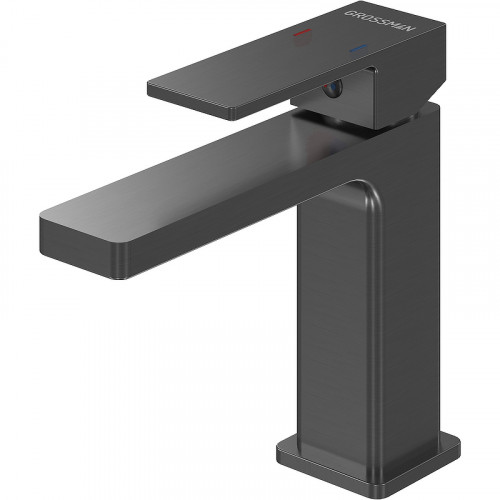 Смеситель для раковины Grossman Style 510.K35.05.420 Графит брашированный латунь