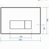 Комплект унитаза с инсталляцией Maretti Elena EA73UM56052 с сиденьем Микролифт и Черной матовой клавишей смыва фарфор подвесной
