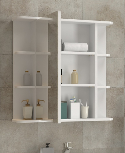 Зеркальный шкаф Vigo Nova 70 zsh.NOV.70 Белый МДФ / ЛДСП, стекло