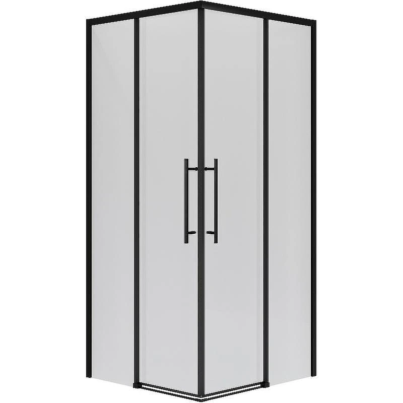 Душевой уголок Niagara Nova 90х90 NG-6829-34BLACK профиль Черный матовый стекло прозрачное