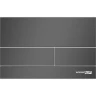 Инсталляция WasserKRAFT Abens 20TLT.010.ME.BL.MB04 для унитаза Черное стекло с Черной матовой клавишей смыва
