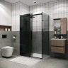 Душевой уголок Grossman Classic 160x80 120.K33.04.1680.21.10 профиль Черный матовый стекло тонированное