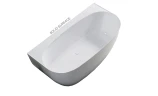 Ванна из искусственного камня Astra Form Атрия 170х85 01010075+08010054 цвет Белый матовый