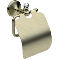 Держатель туалетной бумаги Art&amp;Max Antic Crystal AM-E-2683SJ-Br с крышкой Бронза