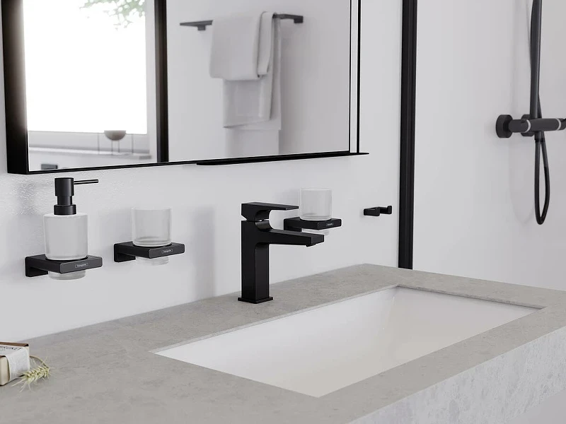 Дозатор для жидкого мыла Hansgrohe AddStoris 41745140 Шлифованная бронза