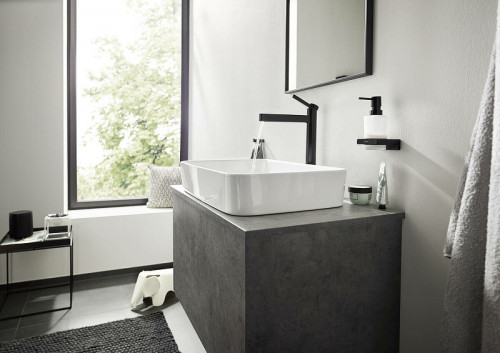 Дозатор для жидкого мыла Hansgrohe AddStoris 41745140 Шлифованная бронза