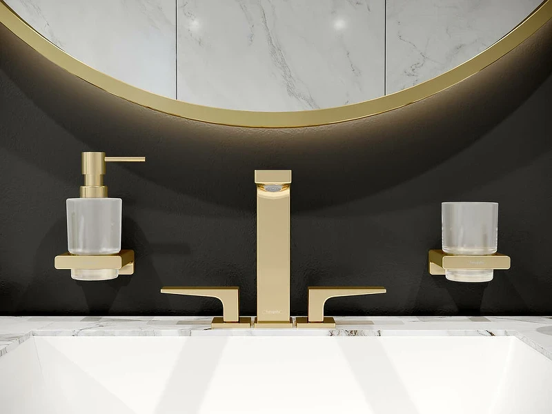 Дозатор для жидкого мыла Hansgrohe AddStoris 41745140 Шлифованная бронза
