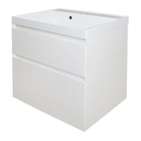 Тумба с раковиной Azario Velluto 60 CS00088601 подвесная цвет Белый матовый
