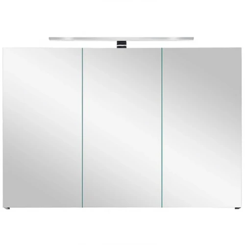 Зеркальный шкаф Orans BC-4023W 100 40231000w с подсветкой Белый глянец МДФ / ЛДСП, стекло
