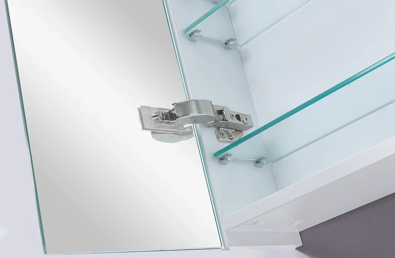Зеркальный шкаф Orans BC-4023W 100 40231000w с подсветкой Белый глянец МДФ / ЛДСП, стекло