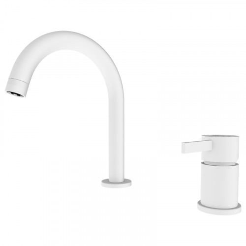 Смеситель для раковины Remer Metrica MC57BO цвет Белый матовый