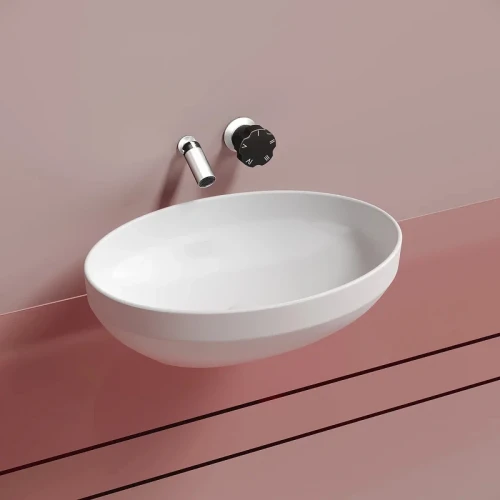 Раковина-чаша Ceramicanova Element 50 CN6056MW Белая матовая фарфор накладная