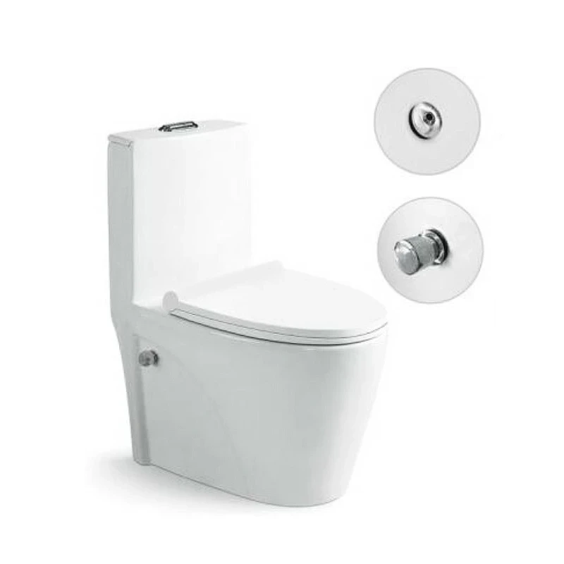 Унитаз биде SantiLine SL-5012SM-BD с сиденьем Микролифт фаянс напольный