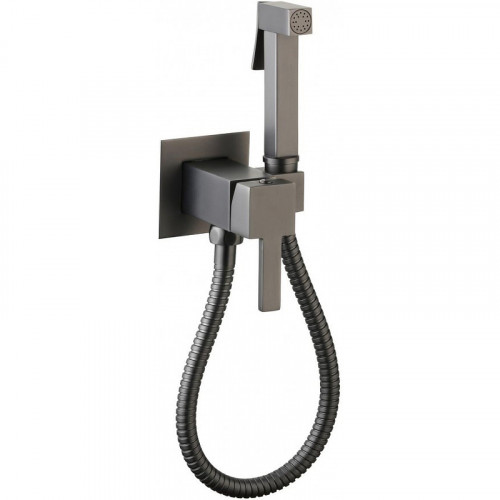 Гигиенический душ со смесителем CeramaLux KBS/008 Оружейная сталь латунь встраиваемый