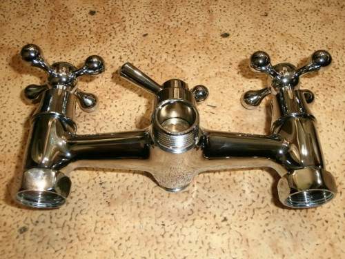 Смеситель для ванны Ростовская Мануфактура Сантехники SL71-143P универсальный Хром