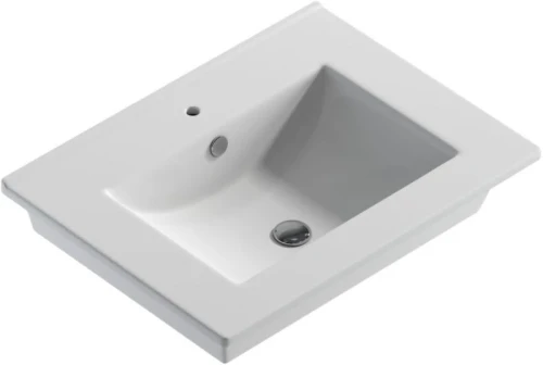 Раковина Sanita Luxe Quadro 60 WB.FN/Quadro/60-C/WHT.G/S1 Белая