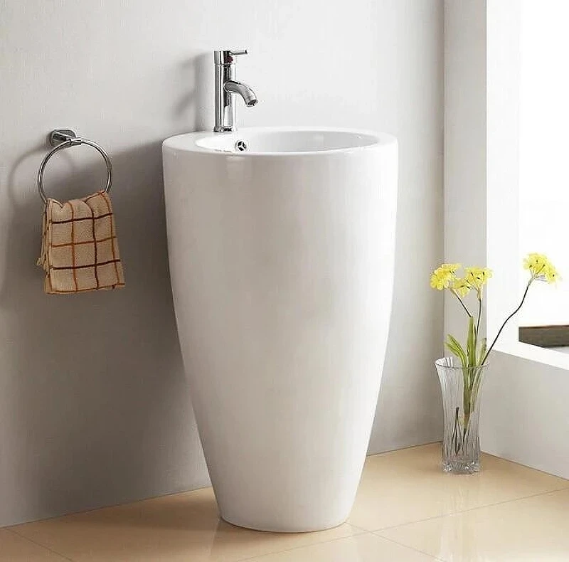 Раковина CeramaLux 50 B133 Белая глянцевая