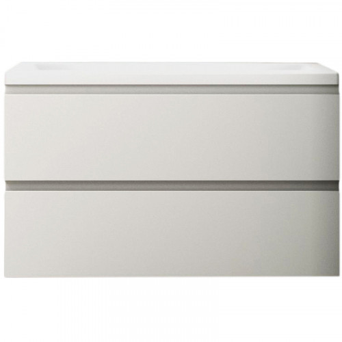 Тумба под раковину Art&amp;Max AM-Bianchi-900-2C-SO-BL подвесная Белый глянец МДФ / ЛДСП