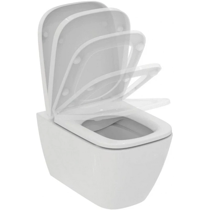 Комплект унитаза с инсталляцией Ideal Standard i.Life B IP001401 с сиденьем Микролифт и клавишей смыва Хром фарфор подвесной