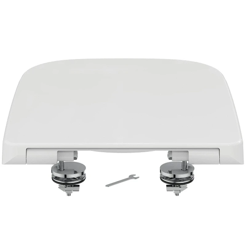 Комплект унитаза с инсталляцией Ideal Standard i.Life B IP001401 с сиденьем Микролифт и клавишей смыва Хром фарфор подвесной