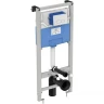 Комплект унитаза с инсталляцией Ideal Standard i.Life B IP001401 с сиденьем Микролифт и клавишей смыва Хром фарфор подвесной