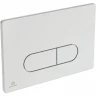 Комплект унитаза с инсталляцией Ideal Standard i.Life B IP001401 с сиденьем Микролифт и клавишей смыва Хром фарфор подвесной