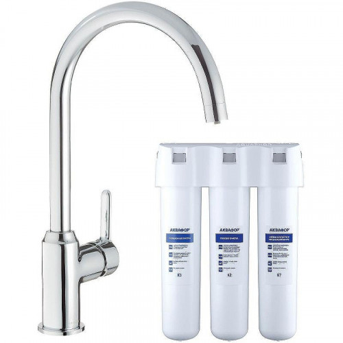 Смеситель для кухни Swedbe Selene Plus K8041K с фильтром Хром