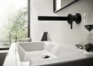 Смеситель для раковины Hansgrohe Finoris 76050670 Черный матовый латунь встраиваемый