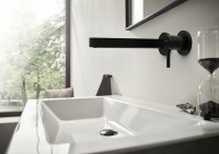 Смеситель для раковины Hansgrohe Finoris 76050670 Черный матовый латунь встраиваемый