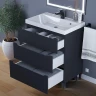 Тумба под раковину Uperwood Tanos 70 291020333 цвет Черный матовый