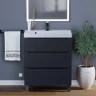 Тумба под раковину Uperwood Tanos 70 291020333 цвет Черный матовый