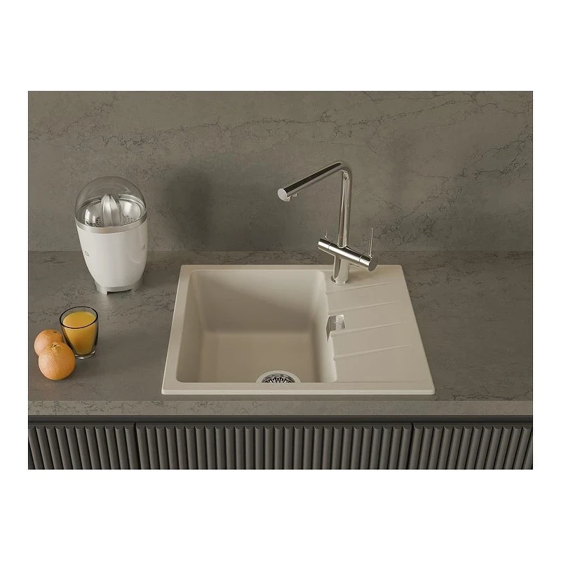 Кухонная мойка Rivelato Raum RM-58 beige scuro цвет Темно-бежевый