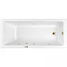 Акриловая ванна Whitecross Wave Slim 160x80 0111.160080.100.SOFT.GL с гидромассажем