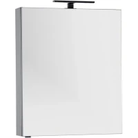 Зеркальный шкаф Aquanet Алвита 70 R 183990 Серый антрацит МДФ / ЛДСП, стекло