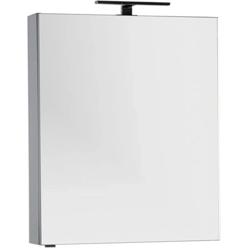 Зеркальный шкаф Aquanet Алвита 70 R 183990 Серый антрацит МДФ / ЛДСП, стекло