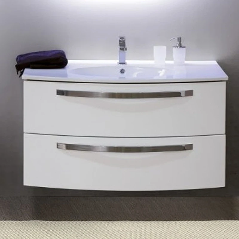 Тумба под раковину Cezares Comfort 100 54281 подвесная Bianco lucido МДФ / ЛДСП