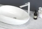 Смеситель для раковины Kaiser Serio 05411-4 цвет Белый матовый