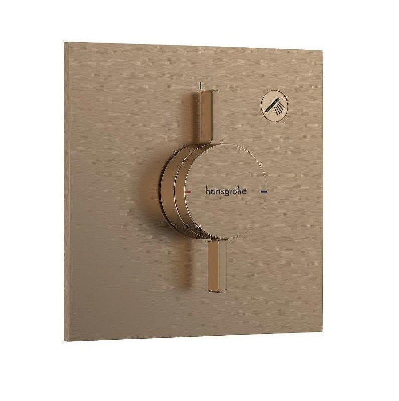 Смеситель для душа Hansgrohe DuoTurn E 75617140 цвет Шлифованная бронза