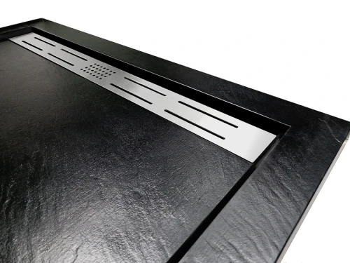 Душевой поддон из искусственного камня WeltWasser WW TRS 10090 STONE-BL 100x90 10000005450 Черный