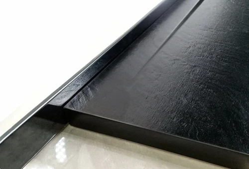 Душевой поддон из искусственного камня WeltWasser WW TRS 10090 STONE-BL 100x90 10000005450 Черный