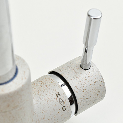 Смеситель для кухни Paini Cox 7894643CR3V11L2KM Бежевый матовый Хром