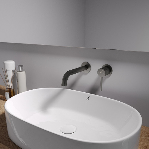 Смеситель для раковины Oliveeka Y OL-88869017-BGM цвет Оружейный металл матовый