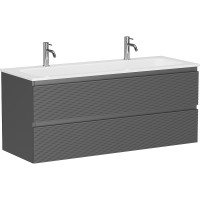 Тумба под раковину Sancos Folk 120 FL120GS подвесная Grey soft МДФ / ЛДСП