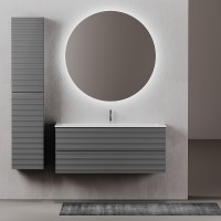 Тумба под раковину Sancos Folk 120 FL120GS подвесная Grey soft МДФ / ЛДСП
