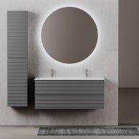 Тумба под раковину Sancos Folk 120 FL120GS подвесная Grey soft МДФ / ЛДСП