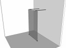 Душевая перегородка Allen Brau Infinity 2 160 3.21058.BBA.T профиль Черный браш стекло тонированное