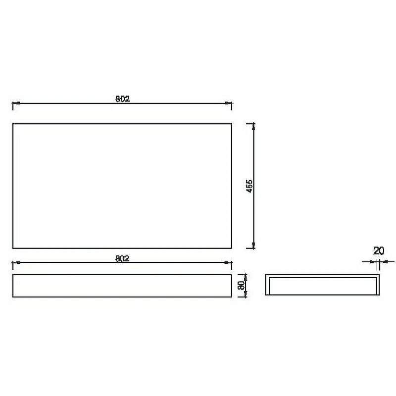 Столешница под раковину Boheme Armadi Art Flat 80 869-080 Белая искусственный камень (литьевой мрамор)