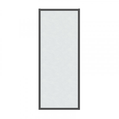 Душевая стенка Grossman Style 100 200.K33.05.100.21.02 профиль Черный матовый стекло шиншилла